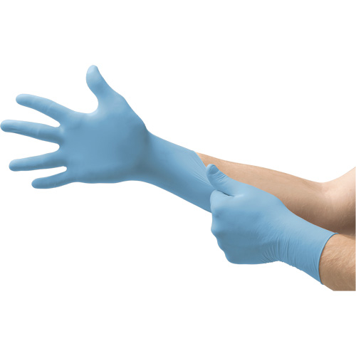 MICROFLEX 92-134 Versatility Disposable Gloves, 10/9.5/X-Large, Nitrile, 2.76-mil/3.94-mil, Powder-Free, Blue, Class 2 Seaboard Timber Mart