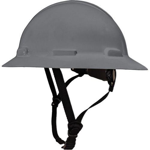 Casque de s&eacute;curit&eacute; &agrave; bordure compl&egrave;te LIDGUARD avec mentonni&egrave;re, R&eacute;pond aux normes CSA type 2, Suspension Rochet, Ventil&eacute; Seaboard Timber Mart