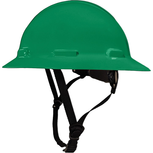 Casque de s&eacute;curit&eacute; &agrave; bordure compl&egrave;te LIDGUARD avec mentonni&egrave;re, R&eacute;pond aux normes CSA type 2, Suspension Rochet, Ventil&eacute; Seaboard Timber Mart