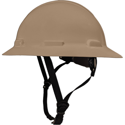 LIDGUARD&reg; Full Brim Hardhat with Chinstrap, Meets CSA Type 2, Ratchet Suspension, Vented Seaboard Timber Mart