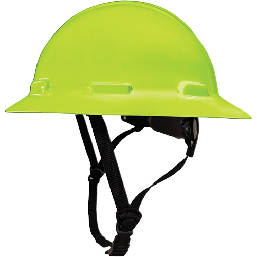 Casque de s&eacute;curit&eacute; &agrave; bordure compl&egrave;te LIDGUARD avec mentonni&egrave;re, R&eacute;pond aux normes CSA type 1, Suspension Rochet, Ventil&eacute; Seaboard Timber Mart