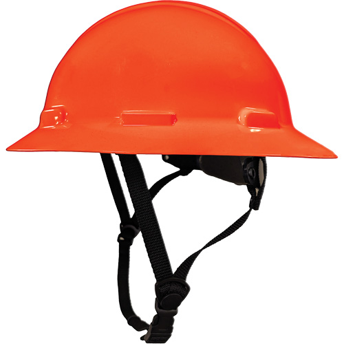 Casque de s&eacute;curit&eacute; &agrave; bordure compl&egrave;te LIDGUARD avec mentonni&egrave;re, R&eacute;pond aux normes CSA type 2, Suspension Rochet, Ventil&eacute; Seaboard Timber Mart