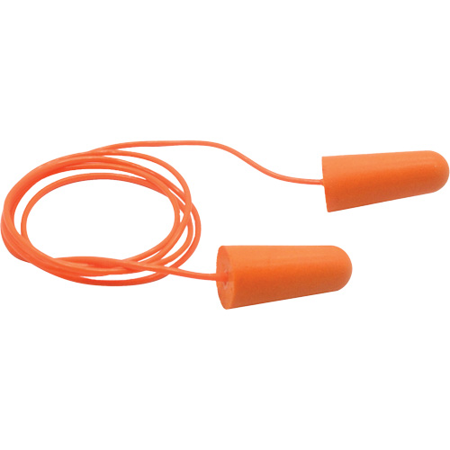 Bouchons d'oreilles r&eacute;utilisable &agrave; triple bride en TPR orange SEALTEC TipGrip, Sans cordon, Vrac - Boîte, 26 dB dB NRR, Taille unique Seaboard Timber Mart