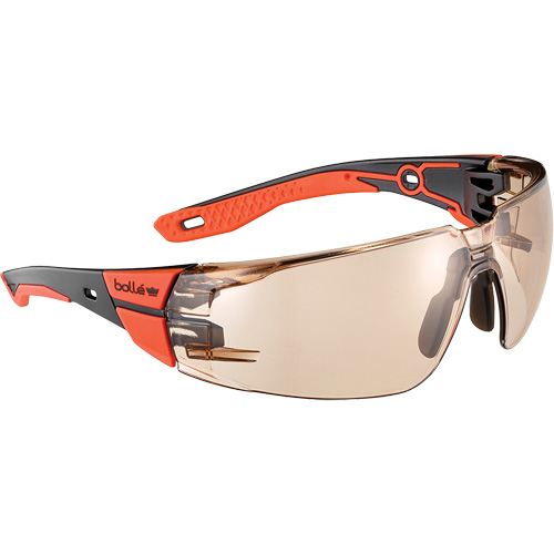 RUSH+ 2.0 M/L Safety Glasses with Black & Red Frame, Copper Lens, Anti-Fog/Anti-Scratch, ANSI Z87+ Seaboard Timber Mart