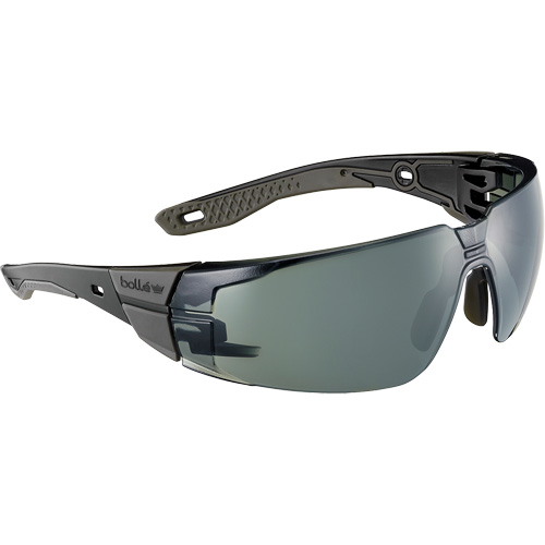 RUSH+ 2.0 M/L Safety Glasses with Black & Grey Frame, Grey/3.0 Lens, Anti-Fog/Anti-Scratch, ANSI Z87+ Seaboard Timber Mart