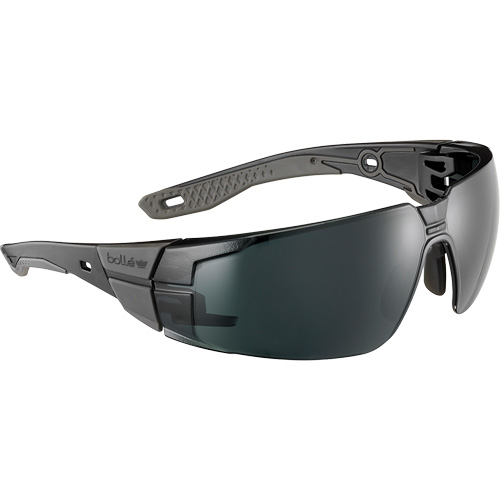 RUSH+ 2.0 M/L Safety Glasses with Black & Grey Frame, Grey/5.0 Lens, Anti-Fog/Anti-Scratch, ANSI Z87+ Seaboard Timber Mart