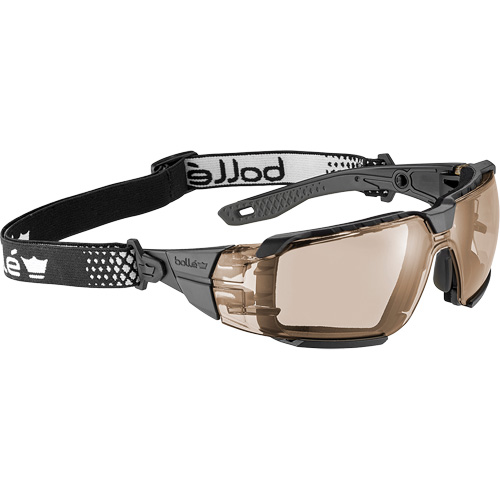 RUSH+ 2.0 XP M/L Safety Glasses with Black & Grey Frame, Copper Lens, Anti-Fog/Anti-Scratch, ANSI Z87+ Seaboard Timber Mart