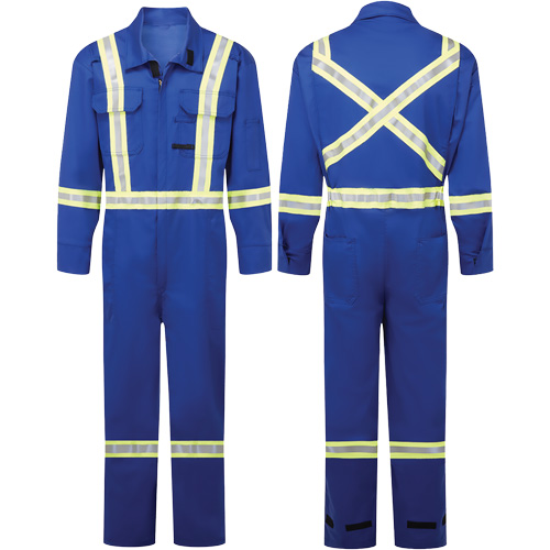 Avenger 9 oz FR Coveralls, Style 109, Men's, Royal Blue, Size 34 (Tall) Seaboard Timber Mart