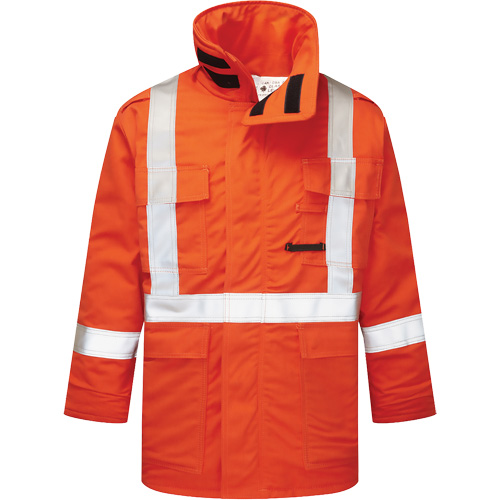 Parka isol&eacute; de 9 oz Haute visibilit&eacute; Avenger, style 515, Hommes, 4T-Grand (grande taille), Orange Seaboard Timber Mart