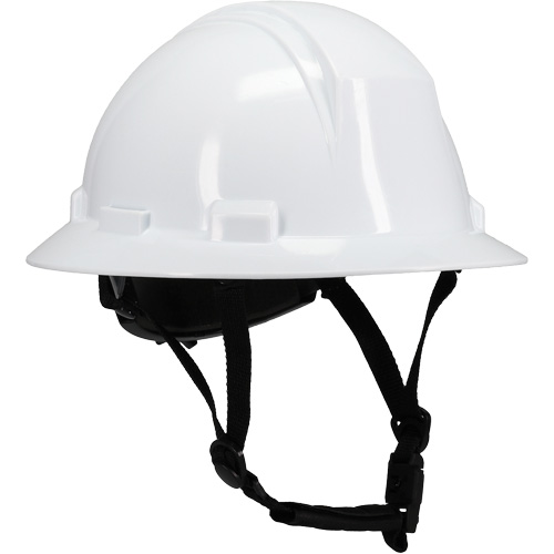 Kilimanjaro Full Brim Safety Helmet with HDPE Shell, Meets CSA Type 2, Ratchet Suspension, Non-Vented Seaboard Timber Mart
