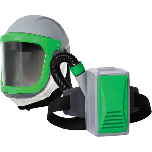 Syst&egrave;me de protection respiratoire &agrave; &eacute;puration dair motoris&eacute;e (PAPR) Z-Link de RPB Safety, Respirateur &agrave; masque, Pile Lithium-ion Seaboard Timber Mart