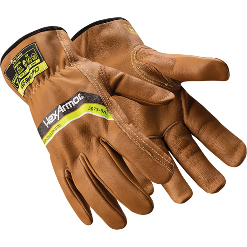 Gants homologu&eacute;s contre les arcs &eacute;lectriques Chrome SLT 5073, 10/T-Grand, 45 cal/cm², Niveau 4 Seaboard Timber Mart