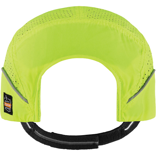 Skullerz 8955 Lightweight Bump Cap Hat with Micro Brim, High Visibility Lime Green Seaboard Timber Mart