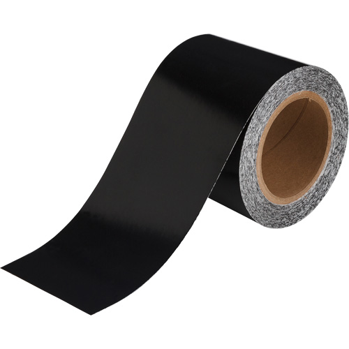 Pipe Marker Tape, 90', Black Seaboard Timber Mart