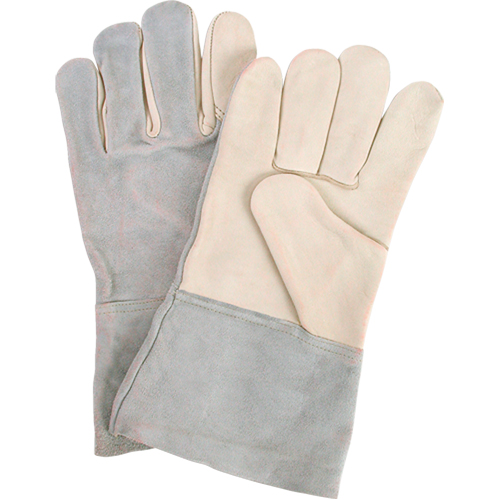 Gants de travail d'usage standard, Grand, Paume en Cuir fleur de vache Seaboard Timber Mart