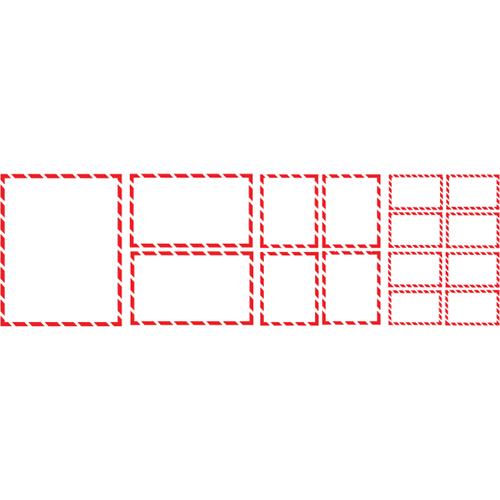 WHMIS Labels 400/Pkg, Paper, Roll, 5-1/2" L x 4-1/4" W Seaboard Timber Mart