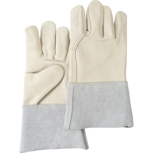 Gants de travail d'usage standard, Grand, Paume en Cuir fleur de vache Seaboard Timber Mart