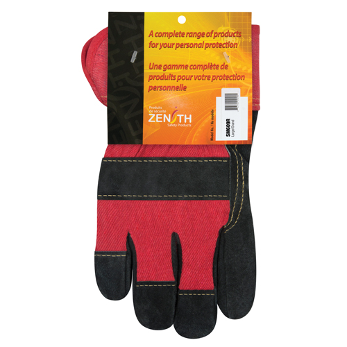 Superior Warmth Winter-Lined Fitters Gloves, Large, Split Cowhide Palm, Thinsulate Inner Lining Seaboard Timber Mart