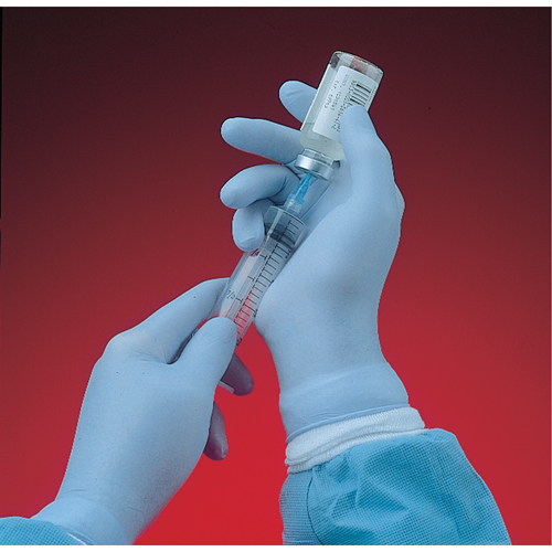 N-Dex&reg; 6005PF Gloves, Medium, Nitrile, 4-mil, Powder-Free, Blue Seaboard Timber Mart