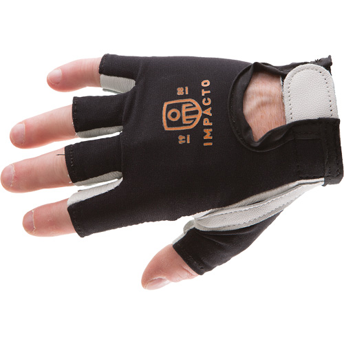 Anti-Impact Right-Hand Glove, Small, Goatskin/Split Leather Palm, Hook & Loop Cuff Seaboard Timber Mart