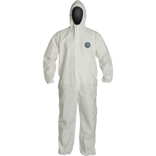 ProShield&reg; 60 Coveralls, Small, White, Microporous Seaboard Timber Mart