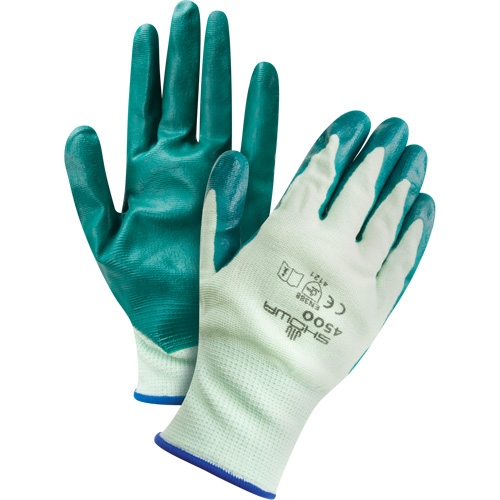 Gants Nitri-Flex Lite, 8/Moyen, R&ecirc;vetement Nitrile, Calibre 13, Enveloppe en Nylon Seaboard Timber Mart