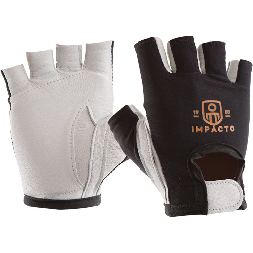 Anti-Impact Left-Hand Glove, X-Small, Goatskin/Split Leather Palm, Hook & Loop Cuff Seaboard Timber Mart