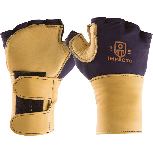 Premium Impact & Repetitive Strain Protective Left-Hand Glove, Size X-Small, Grain Leather Palm Seaboard Timber Mart