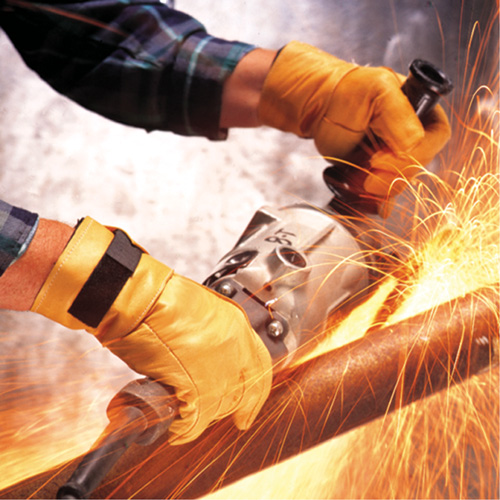 Vibration Protective Air Glove&reg;, Size X-Small, Grain Leather Palm Seaboard Timber Mart