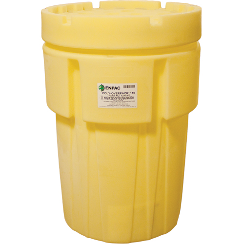 Poly-Overpack&reg; 110 Salvage Drum, 103 US gal., Stationary Seaboard Timber Mart