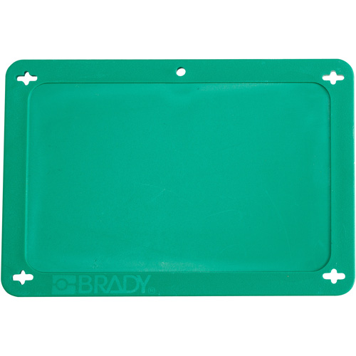 &eacute;tiquette vierge pour vanne, Plastique, 4-3/4" la x 3-1/4" h Seaboard Timber Mart