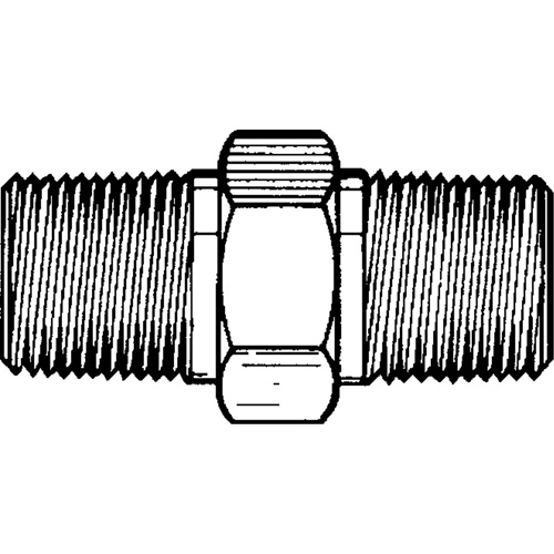 RACCORD HEXAGONAL MALE1/8"-1/8"NPT,LAITON, Laiton Seaboard Timber Mart