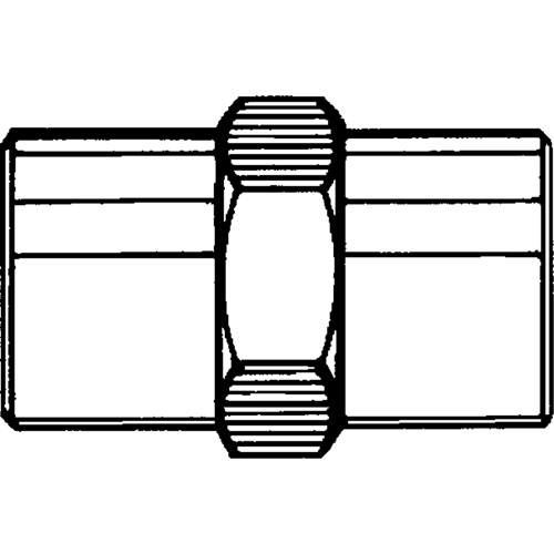 Female Hex Nipple, Brass Seaboard Timber Mart