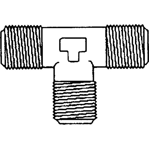 Raccords en T m&acirc;les, Laiton, 1/8" Seaboard Timber Mart