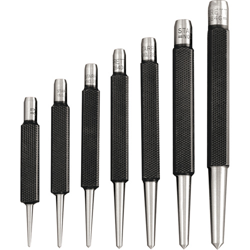 7-Piece Centre Punches With Square Shank Seaboard Timber Mart