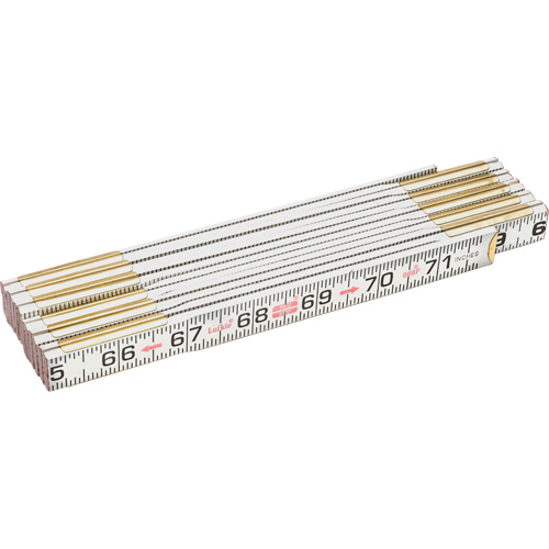 Red End&reg; Flat Reading Rule, 6' L, Wood Seaboard Timber Mart