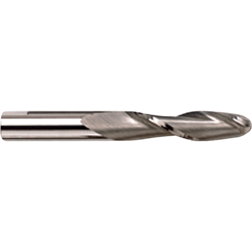 Ball End Extra Long Series End Mill, 5/16" Dia., 4 Flutes, Carbide Seaboard Timber Mart