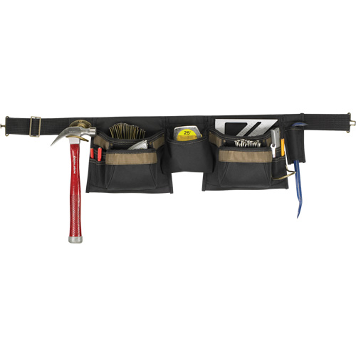Ceinture &agrave; outils combin&eacute;e de luxe, Polyester, Noir Seaboard Timber Mart