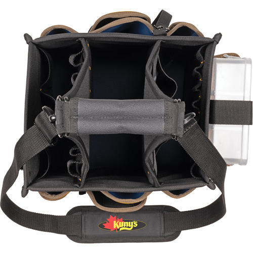 Large Electrical & Maintenance Tool Carrier, Polyester, 23 Pockets, Black Seaboard Timber Mart