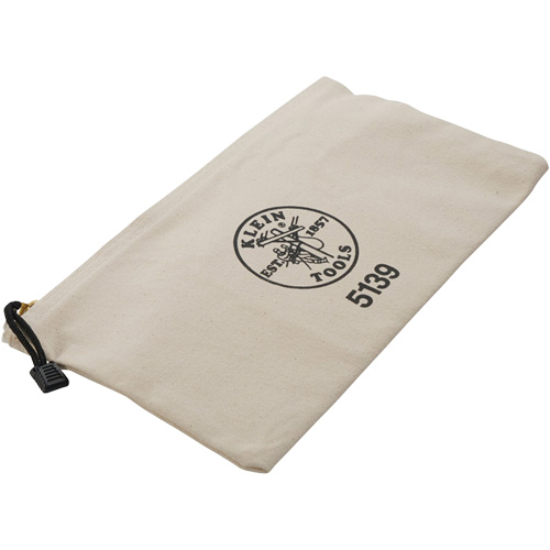 Zipper Tool Pouch, Canvas, 1 Pockets, Beige Seaboard Timber Mart