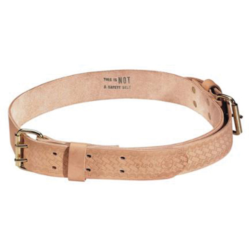 Ironworker's Heavy-Duty Tie-Wire Belt, Leather, Tan Seaboard Timber Mart