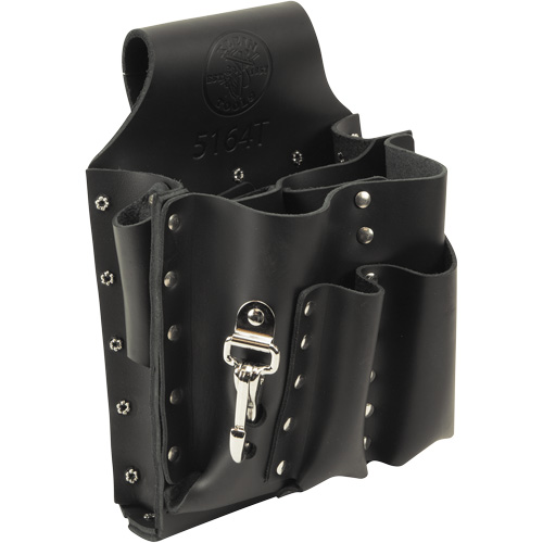Tool Pouch, Multiple Tool Holder, Leather, 8 Pockets Seaboard Timber Mart
