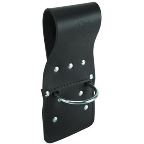 Porte-marteau avec anneau m&eacute;tallique et connexion tunnel, Support pour marteau, Cuir, 1 Poches Seaboard Timber Mart