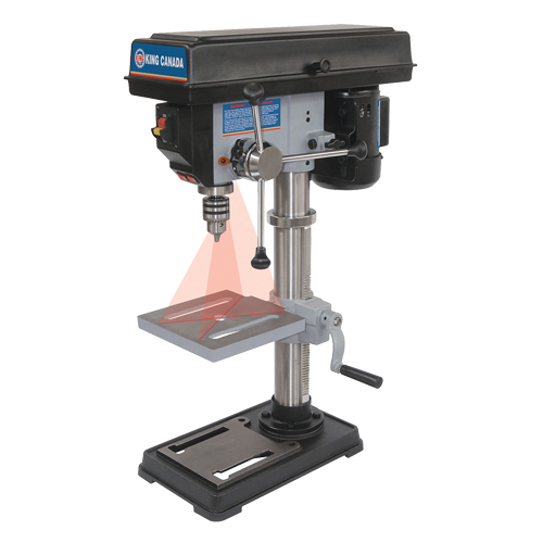 Drill Presses With Laser, 10", 1/2" Chuck, 3050 RPM Seaboard Timber Mart