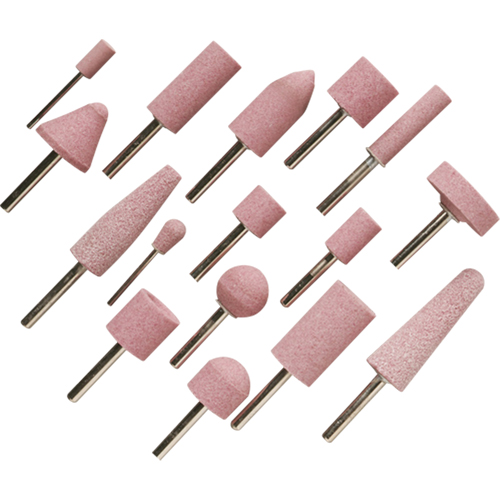 A60R Vitrified Mounted Points, A12, Aluminum Oxide, 11/16" Dia., 1-1/4" L, 60 Grit Seaboard Timber Mart