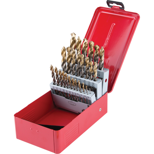 Jeu de forets courts, 29 morceaux, Acier rapide Seaboard Timber Mart