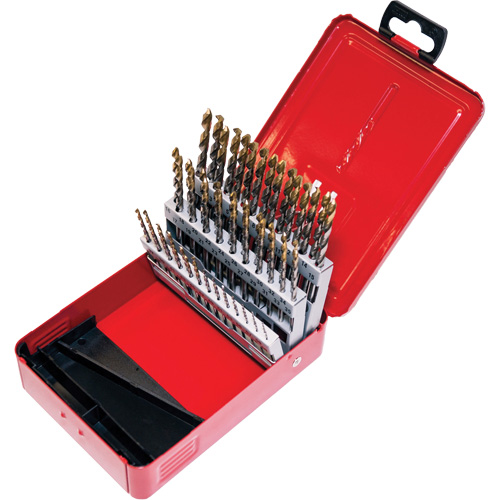 Jeu de forets courts, 60 morceaux, Acier rapide Seaboard Timber Mart