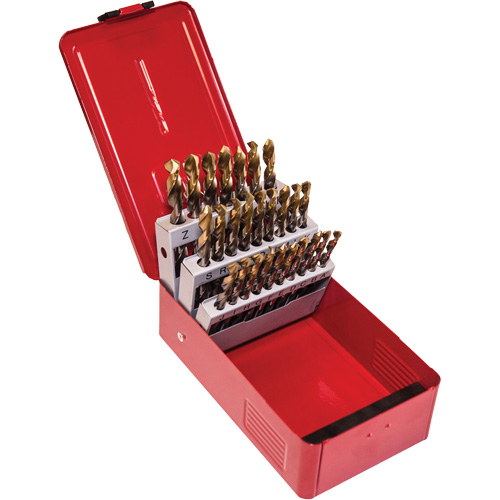 Jeu de forets courts, 26 morceaux, Acier rapide Seaboard Timber Mart