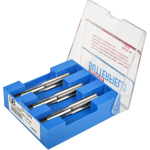 Jeu de tarauds &agrave; main, Acier rapide, Filet 9/16"-18 Seaboard Timber Mart