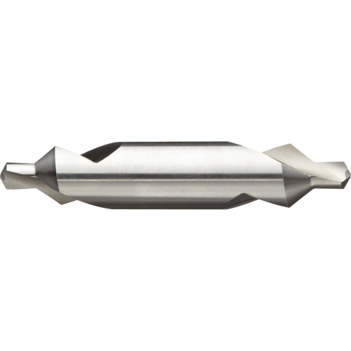 Combined Drill & Countersink, #3, 0.1094" Small Diameter, 1/4" Large Diameter, High Speed Steel Seaboard Timber Mart